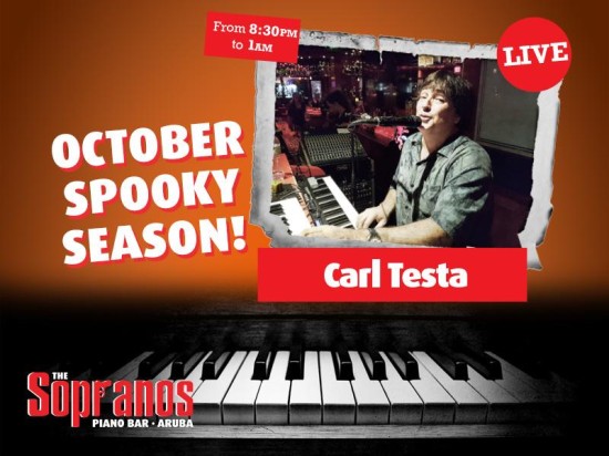 October at The Sopranos Piano Bar: Carl Testa Live, Spicy Cocktails, and More